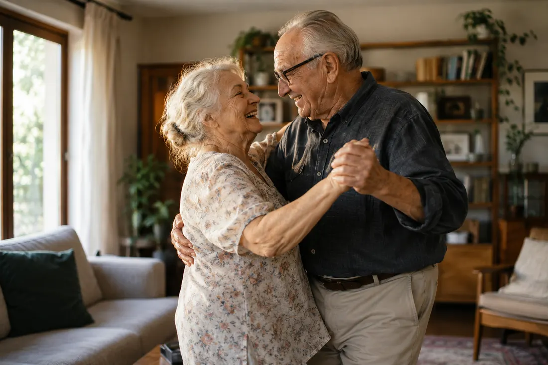 Still our first dance.